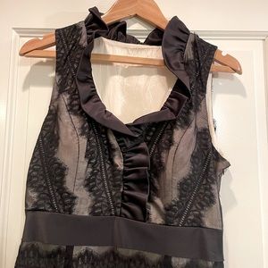 Black cocktail dress